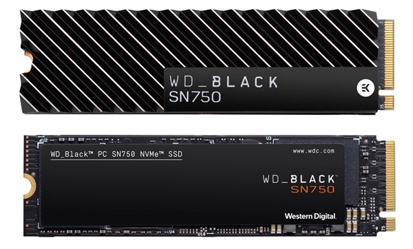 西数发布WD Black SN750 SSD:游戏模式一键加速
